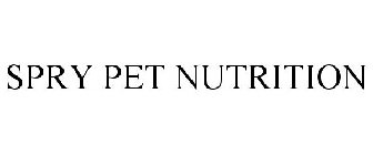 SPRY PET NUTRITION