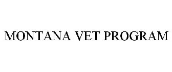 MONTANA VET PROGRAM