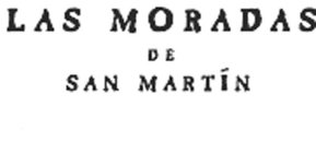 LAS MORADAS DE SAN MARTÍN