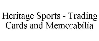 HERITAGE SPORTS - TRADING CARDS AND MEMORABILIA