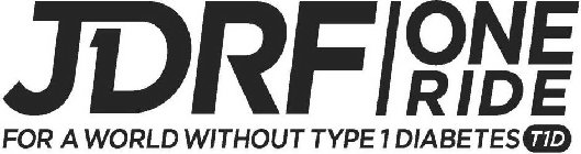 JDRF ONE RIDE FOR A WORLD WITHOUT TYPE 1 DIABETES T1D