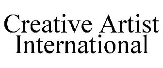 CREATIVE ARTIST INTERNATIONAL
