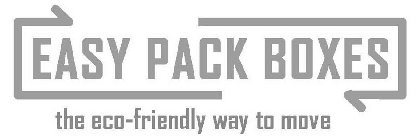EASY PACK BOXES THE ECO-FRIENDLY WAY TO MOVE