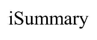 ISUMMARY