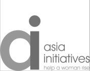 ASIA INITIATIVES HELP A WOMAN RISE