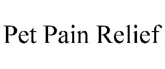PET PAIN RELIEF