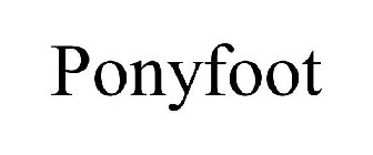 PONYFOOT