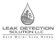 LEAK DETECTION SOLUTION LLC  SAVE WATER SAVE MONEY