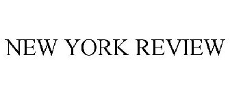 NEW YORK REVIEW