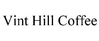 VINT HILL COFFEE