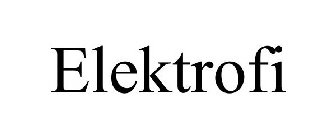 ELEKTROFI
