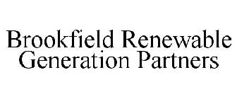 BROOKFIELD RENEWABLE GENERATION PARTNERS