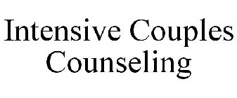 INTENSIVE COUPLES COUNSELING