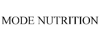 MODE NUTRITION