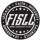 FISLL WINNING FUNDAMENTALS OF LIFE FAITH INTEGRITY SACRIFICE LEADERSHIP LEGACY