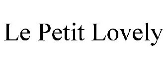 LE PETIT LOVELY
