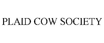 PLAID COW SOCIETY
