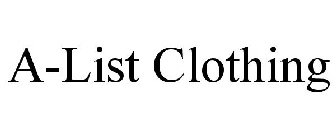 A-LIST CLOTHING