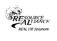 RESOURCE ALLIANCE REAL HR SOLUTIONS