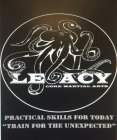 LEGACY CORE MARTIAL ARTS PRACTICAL SKILLS FOR TODAY 