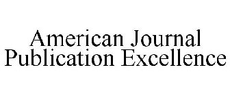 AMERICAN JOURNAL PUBLICATION EXCELLENCE