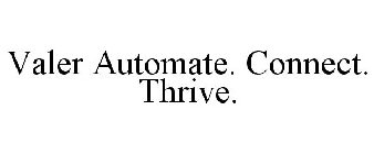 VALER AUTOMATE. CONNECT. THRIVE.