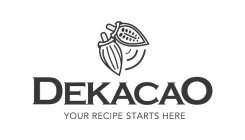 DEKACAO YOUR RECIPE STARTS HERE