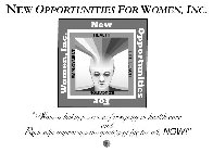 NEW OPPORTUNITIES FOR WOMEN, INC. NEW OPPORTUNITIES FOR WOMEN, INC. HEALTH LIFE COACH EDUCATION EMPLOYMENT 