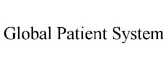 GLOBAL PATIENT SYSTEM