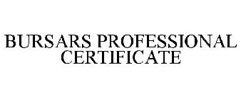 BURSARS PROFESSIONAL CERTIFICATE