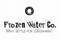 FROZEN WATER CO. WHY SETTLE FOR LUKEWARM?