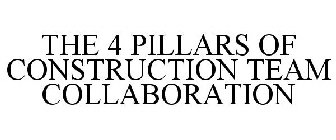 THE 4 PILLARS OF CONSTRUCTION TEAM COLLABORATION