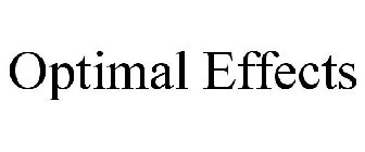 OPTIMAL EFFECTS