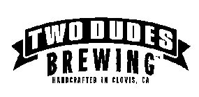 TWO DUDES BREWING HANDCRAFTED IN CLOVIS, CA