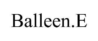 BALLEEN.E