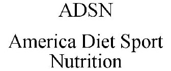 ADSN AMERICA DIET SPORT NUTRITION