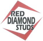RED DIAMOND STUDS