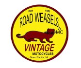 1901 1953 ROAD WEASELS AMC VINTAGE MOTORCYCLES GRAND RAPIDS, MI