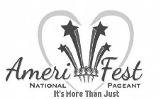 AMERI FEST NATIONAL PAGEANT IT'S MORE THAN JUST