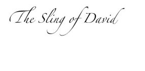 THE SLING OF DAVID