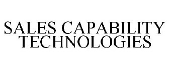 SALES CAPABILITY TECHNOLOGIES