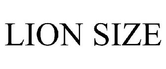 LION SIZE
