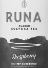 RUNA AMAZON GUAYUSA TEA RASPBERRY LIGHTLY SWEETENED