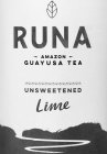 RUNA AMAZON GUAYUSA TEA UNSWEETENED LIME