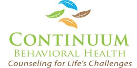 CONTINUUM BEHAVIORAL HEALTH COUNSELING FOR LIFE'S CHALLENGES