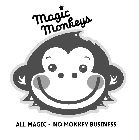 MAGIC MONKEYS ALL MAGIC - NO MONKEY BUSINESS