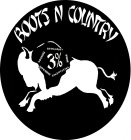 BOOTS N COUNTRY DEMOCRACY HONOR CONSTITUTION DEFENDING FREEDOM 3%
