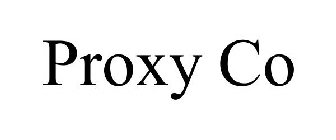 PROXY CO