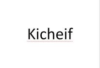 KICHEIF