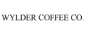 WYLDER COFFEE CO.